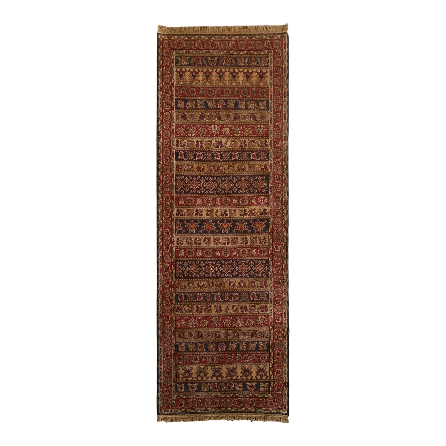 Decorative Karabag Soumak Runner Kilim Rug