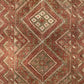 2'x9' Muted Pastel Color Tribal Runner Rug