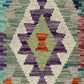 2'x3' Hand Woven Wool Kilim Rug