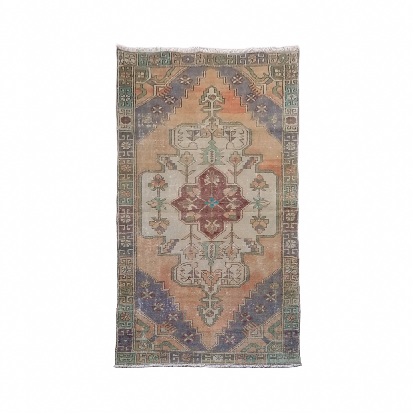 Vintage Turkish Oushak Rug