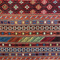 Small Tribal RahRah Soumak Kilim Rug