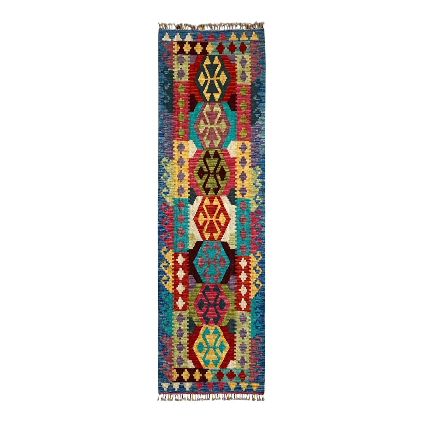 Tribal Boho Kilim Runner Rug