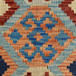 Turquoise Blue Kilim Runner Rug