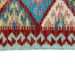Small Qashqai / Caucasian Design Tribal Kilim Rug Doormat Bath Mat