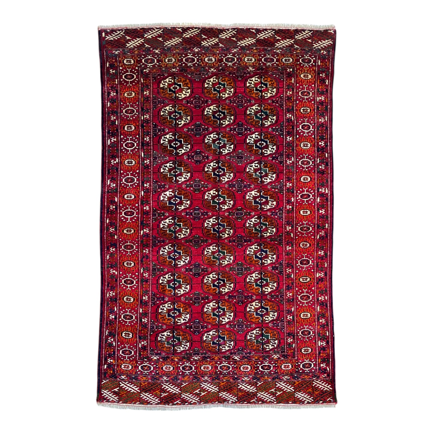 Vintage Turkmen Tekke Buhara Carpet