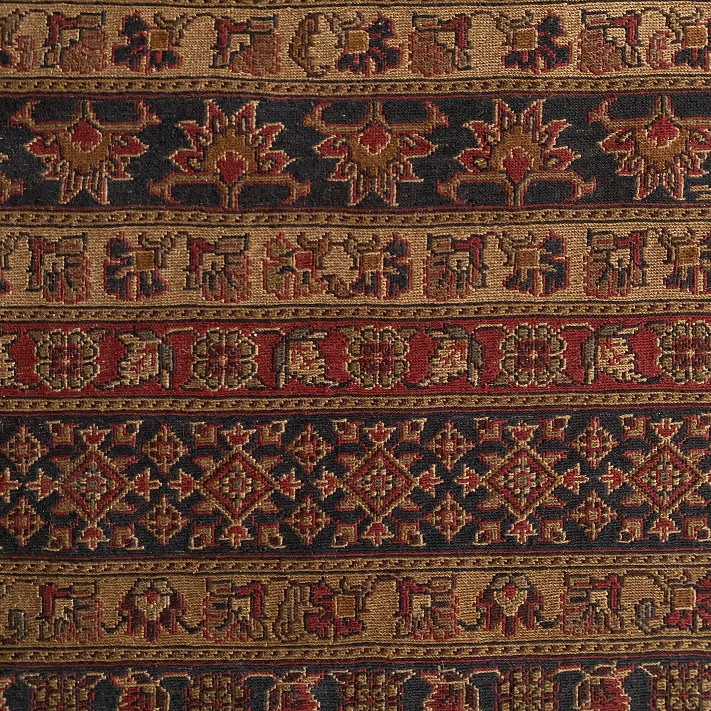 Decorative Karabag Soumak Runner Kilim Rug