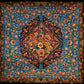 Small Blue Silk Carpet