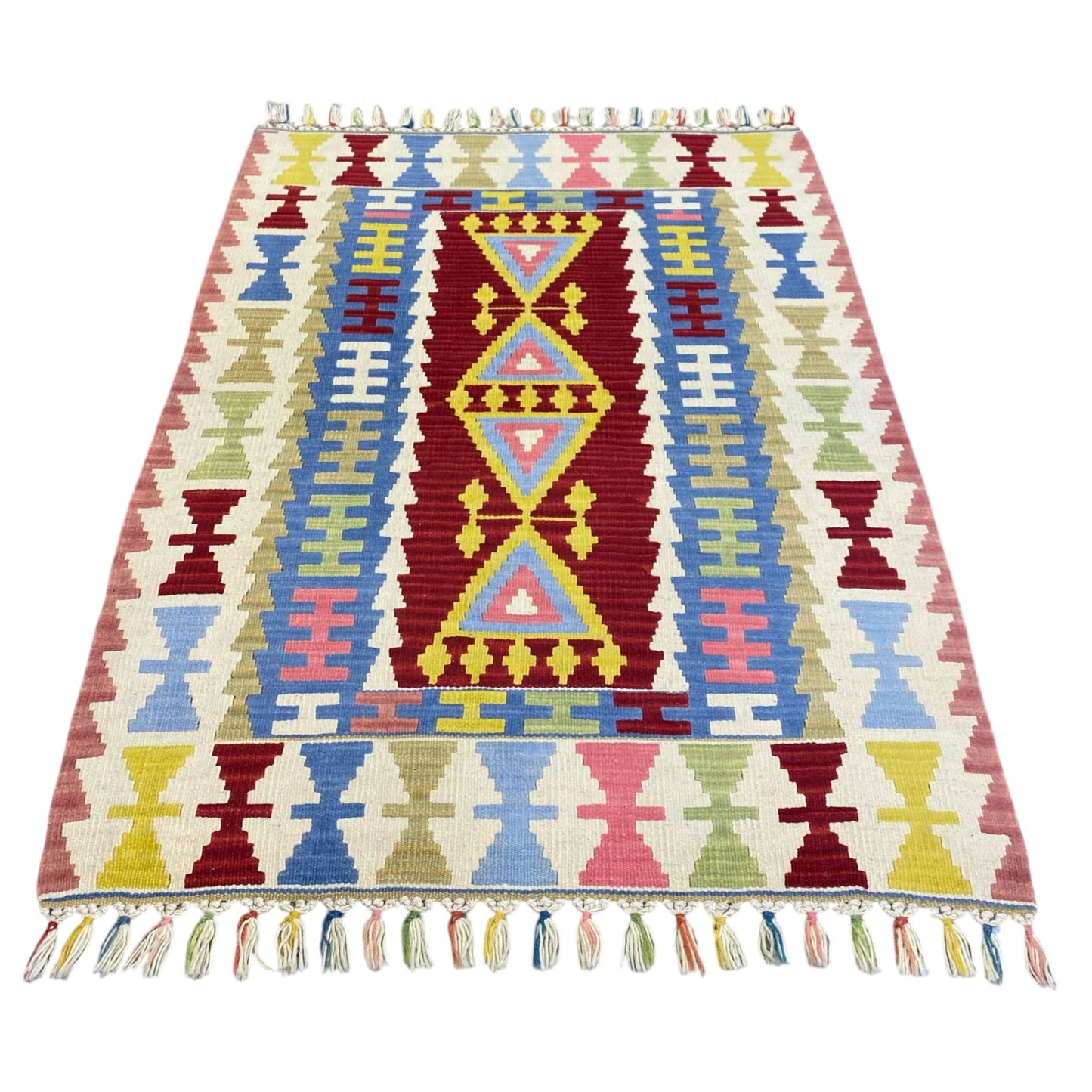 Wool Turkish Kayseri Kilim Rug
