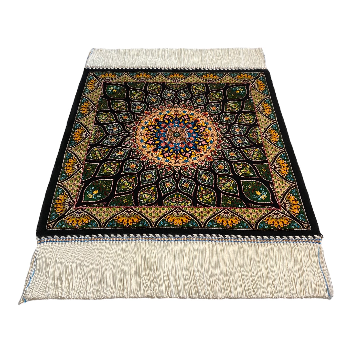 Small Dome Design Modal Silk Rug