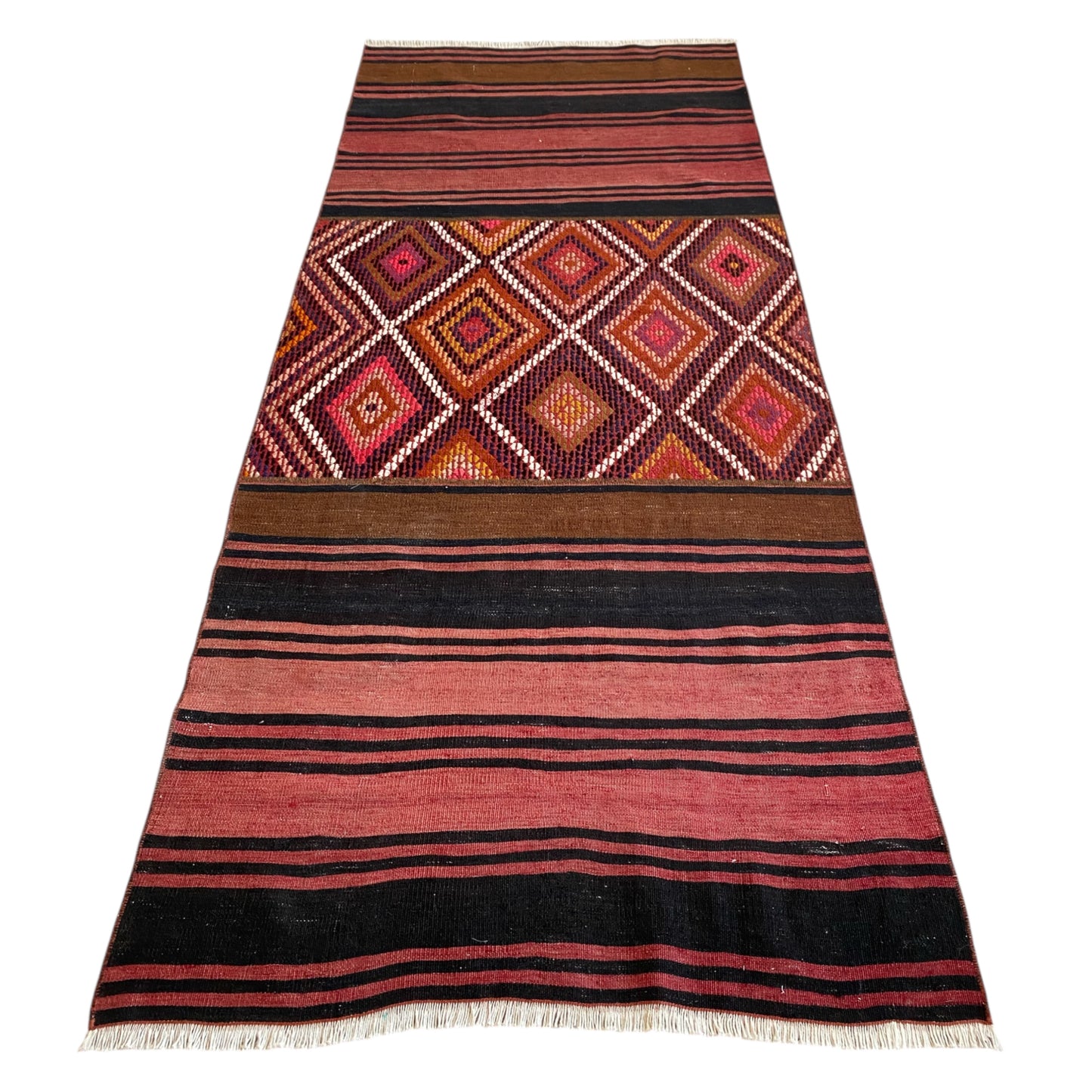 Tribal Anatolian Cicim Kilim Rug