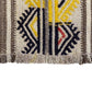 Alfombra Kilim Cicim nómada tribal a rayas