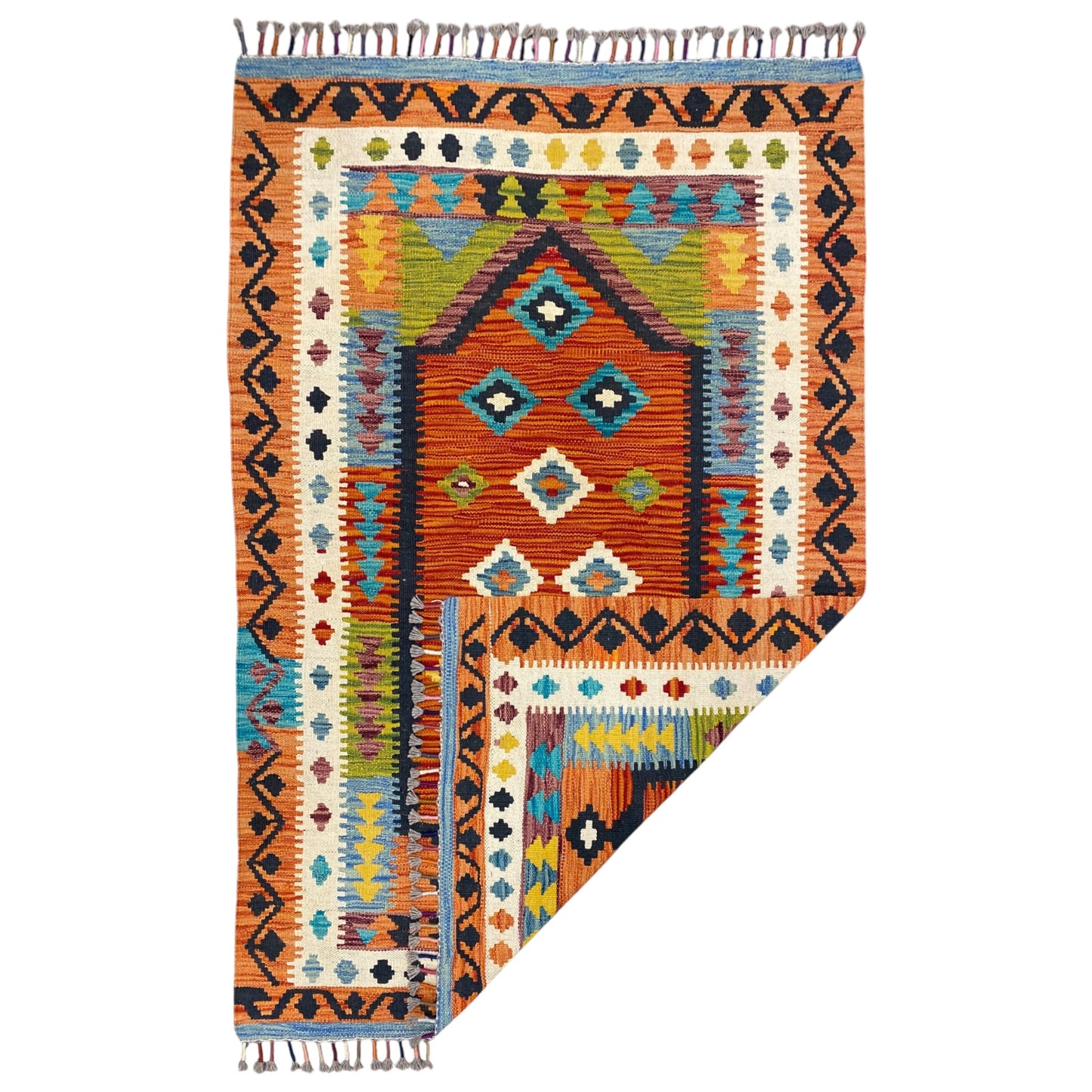 Tribal Prayer Kilim Rug