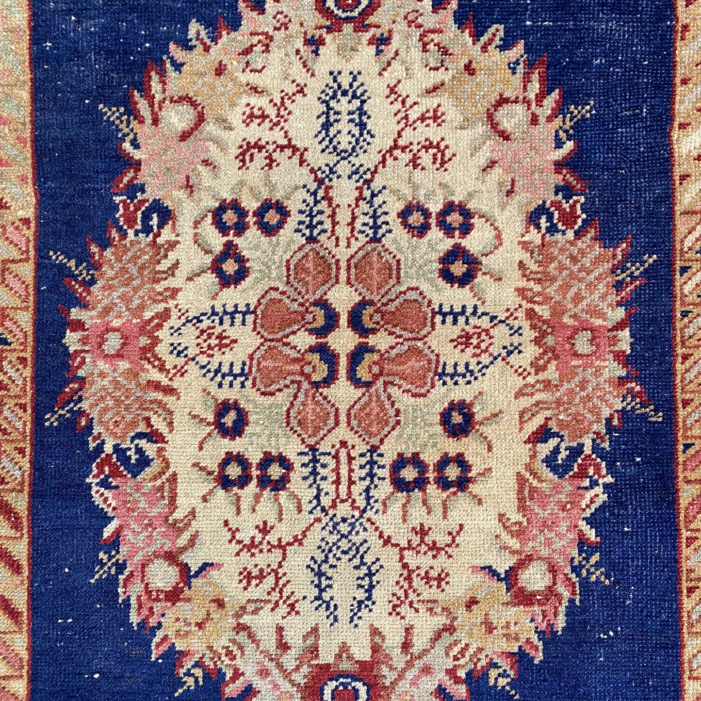 Navy Blue Turkish Güney Carpet Rug