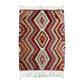 Geometric Aztec Design  West Anatolian Barak Kilim Rug