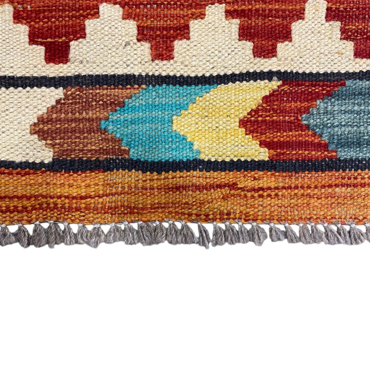 Tribal Kilim Hallway and Kitchen Runner Rug