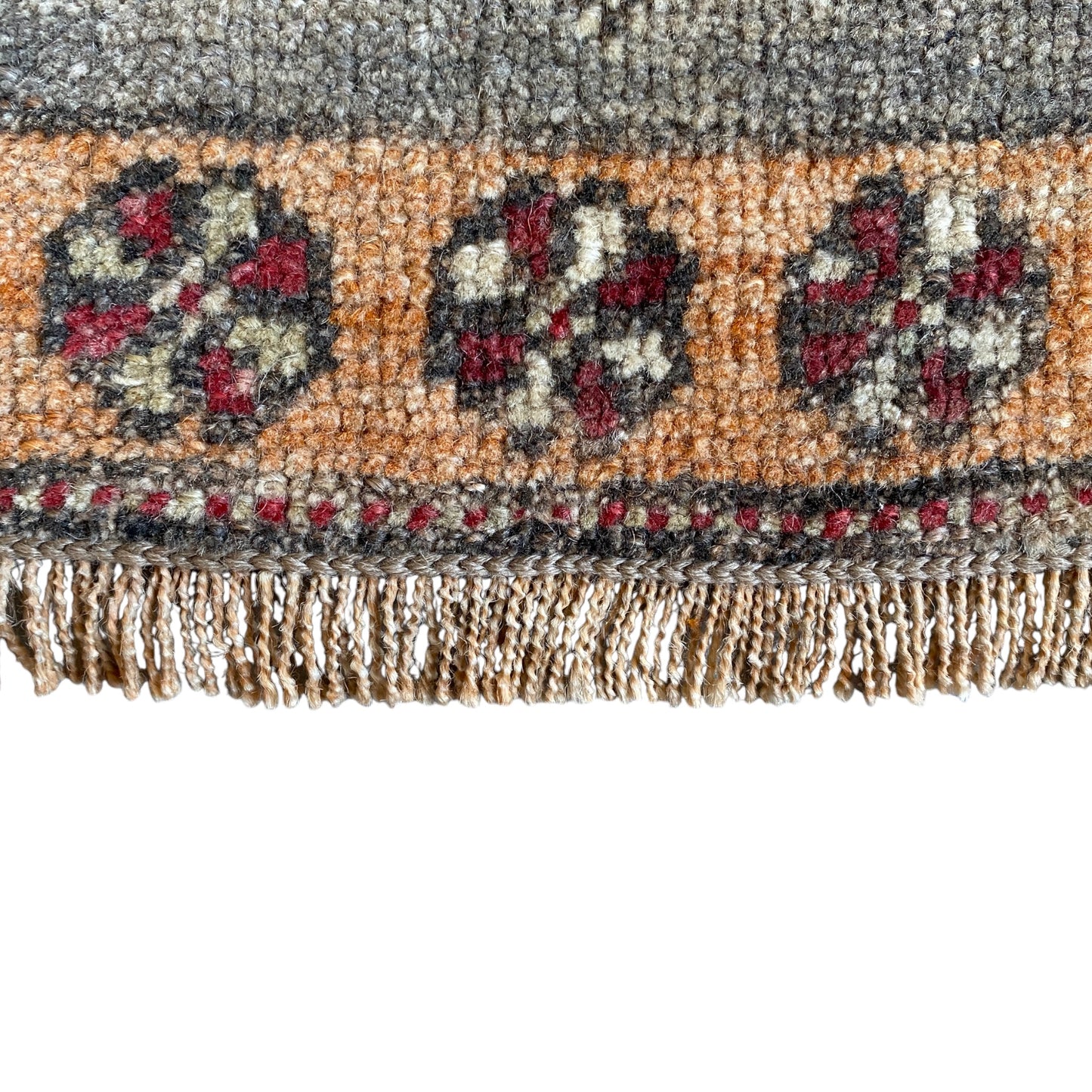 Vintage Turkish Oushak Carpet Bath Mat