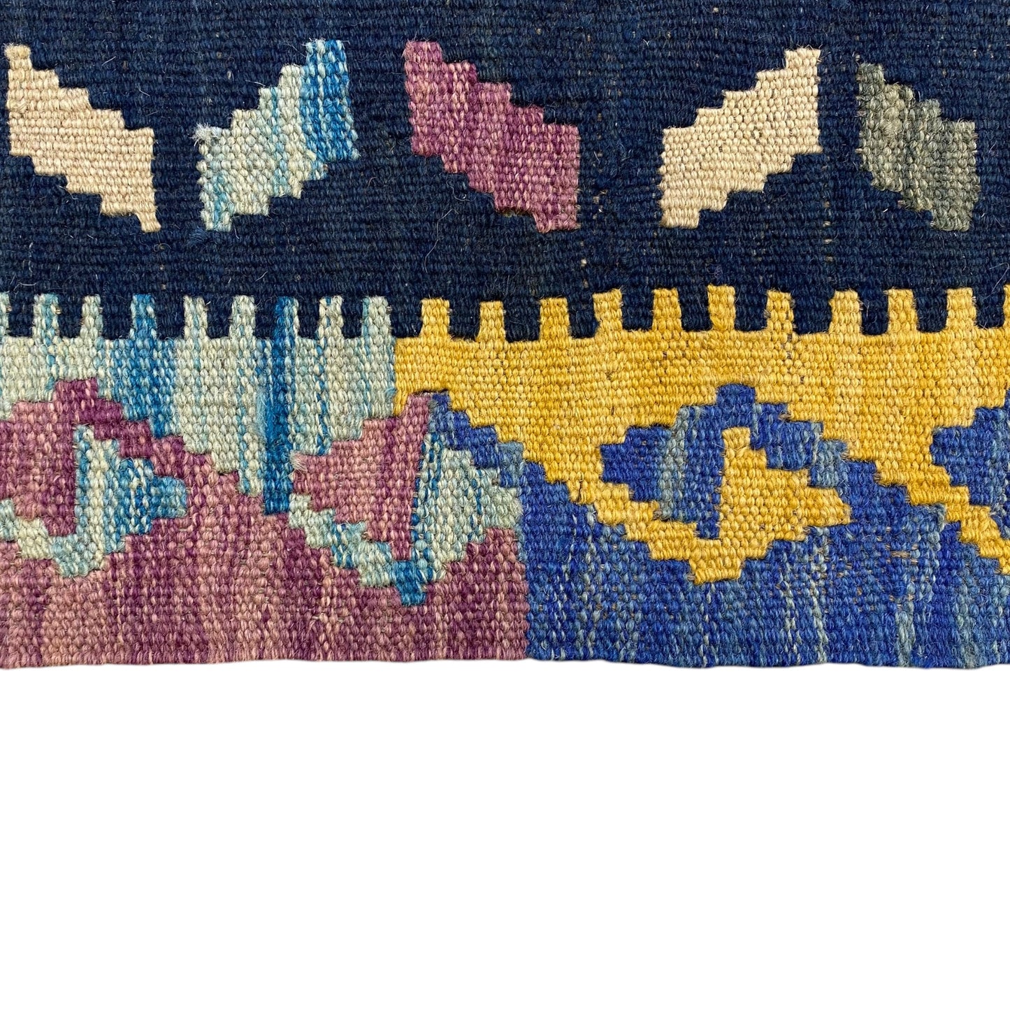 Colorful Geometric Tribal Kilim Rug