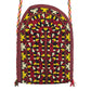 Yellow Red Ethnic Turkoman Crossbody Small Sling Bag / Pouch