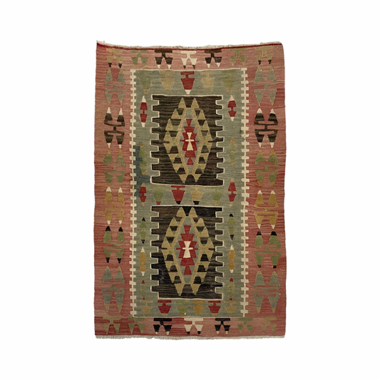 Kilim Esme vintage de Anatolia