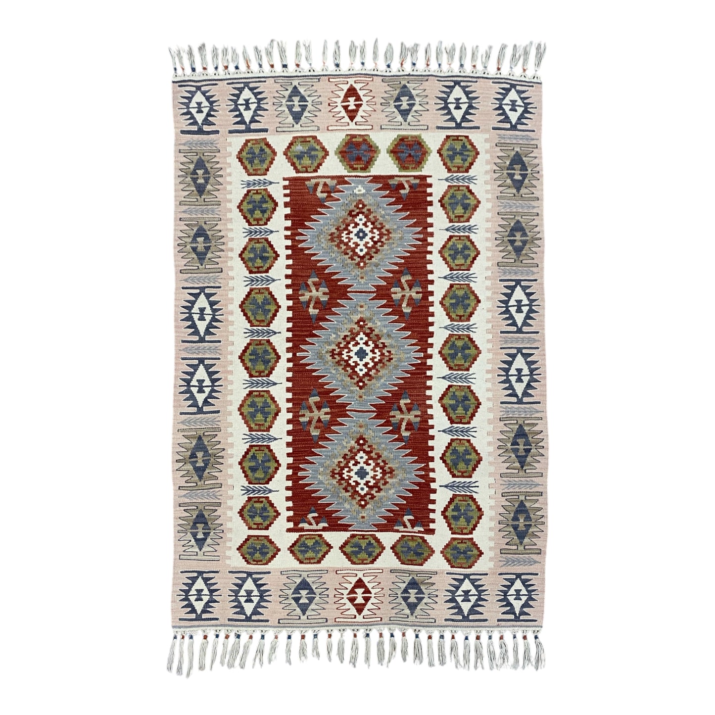Turkish Kayseri Wool Kilim Rug