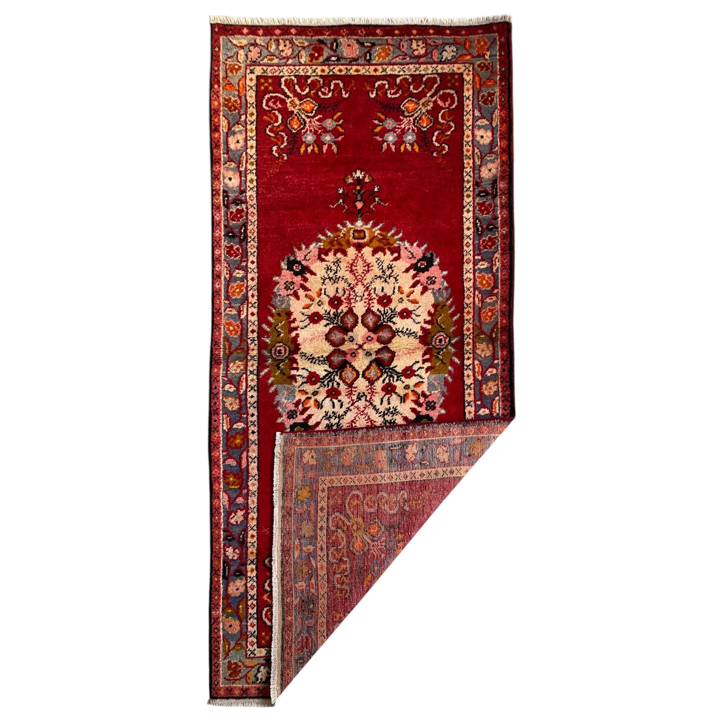 Vintage Turkish Güney Rug Carpet