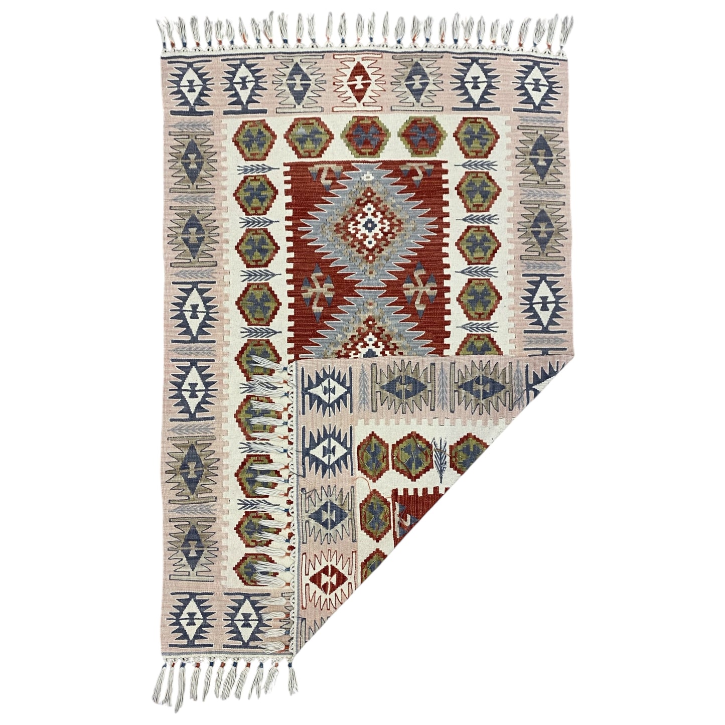 Turkish Kayseri Wool Kilim Rug