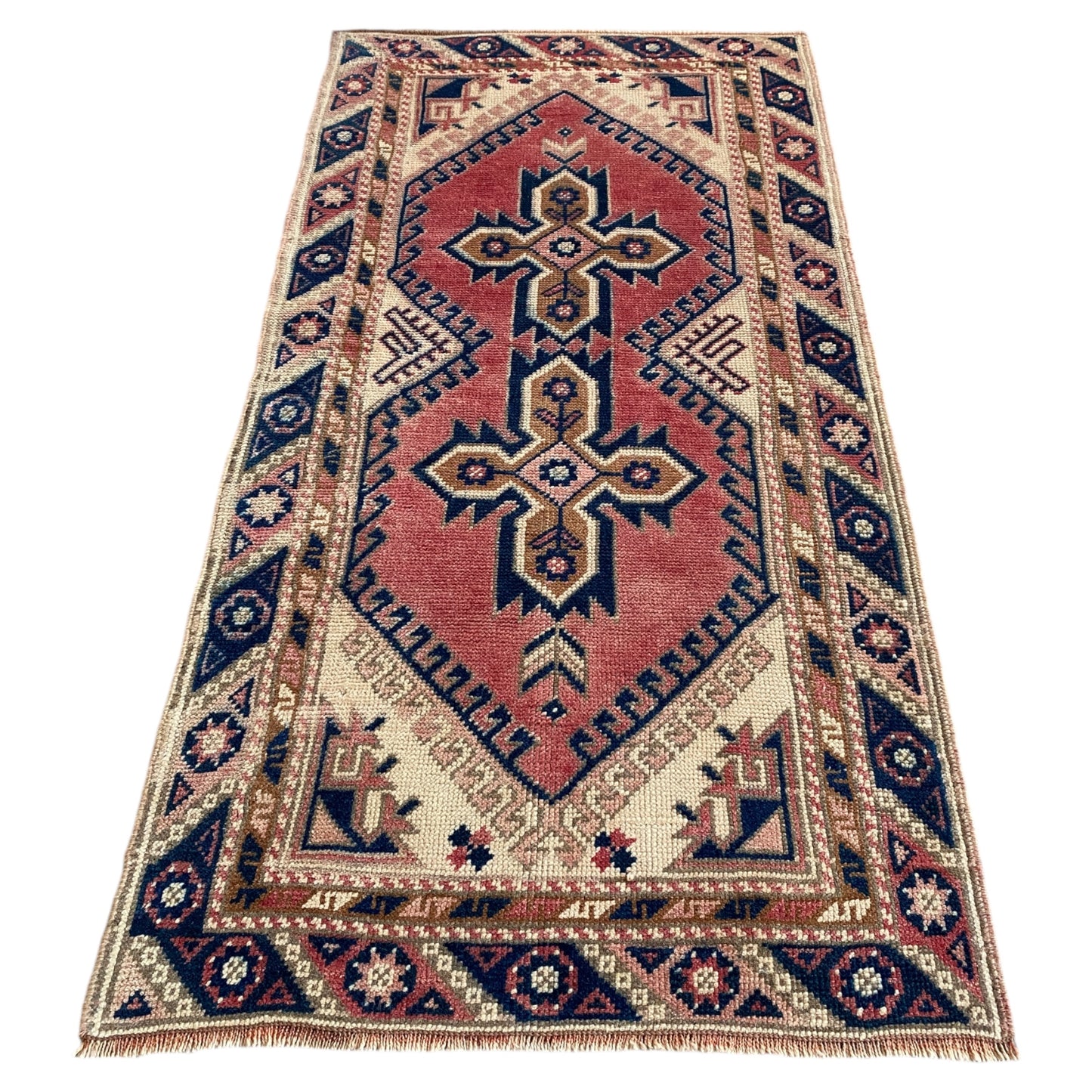 Vintage Turkish Dosemealti Rug