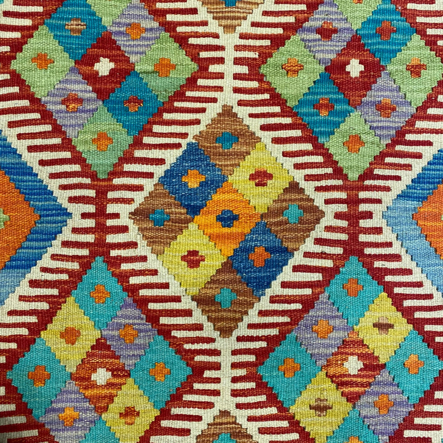 Best Quality Turquoise Blue Tribal Kilim Rug