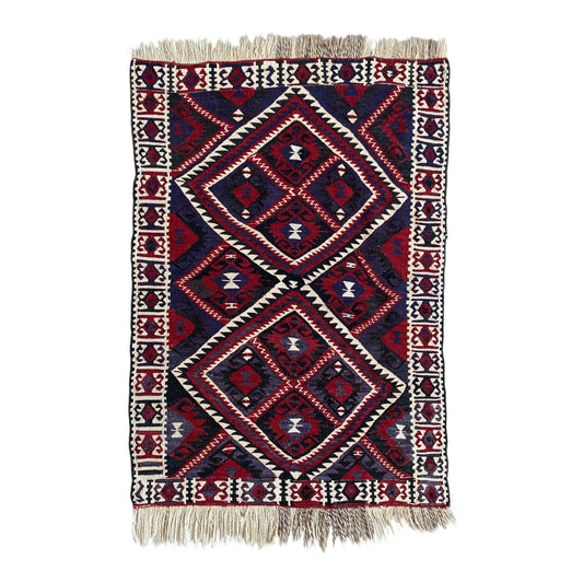 Van / Hakkari Jirki Tribal Kilim Rug