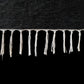 Black Angora Mohair Turkish Siirt Blanket Kilim Rug