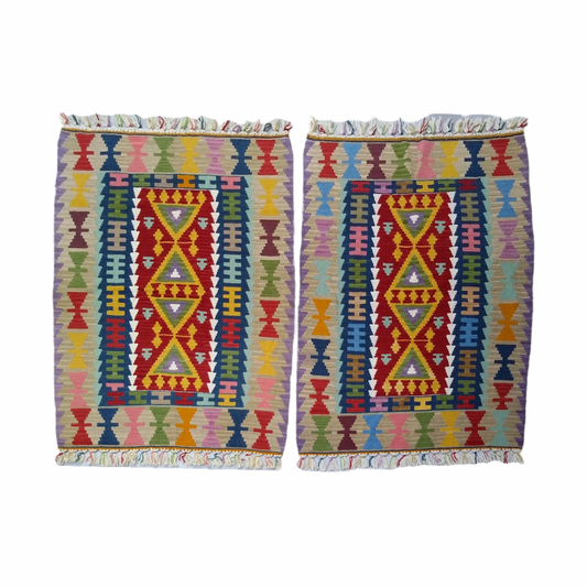 Twin Kayseri Gomurgen Kilim Rugs