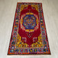 Vintage Turkish Fethiye Kaya Rug-Megri Kayakoy Carpet-Makri Kaya Carpet