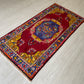 Vintage Turkish Fethiye Kaya Rug-Megri Kayakoy Carpet-Makri Kaya Carpet