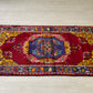 Vintage Turkish Fethiye Kaya Rug-Megri Kayakoy Carpet-Makri Kaya Carpet