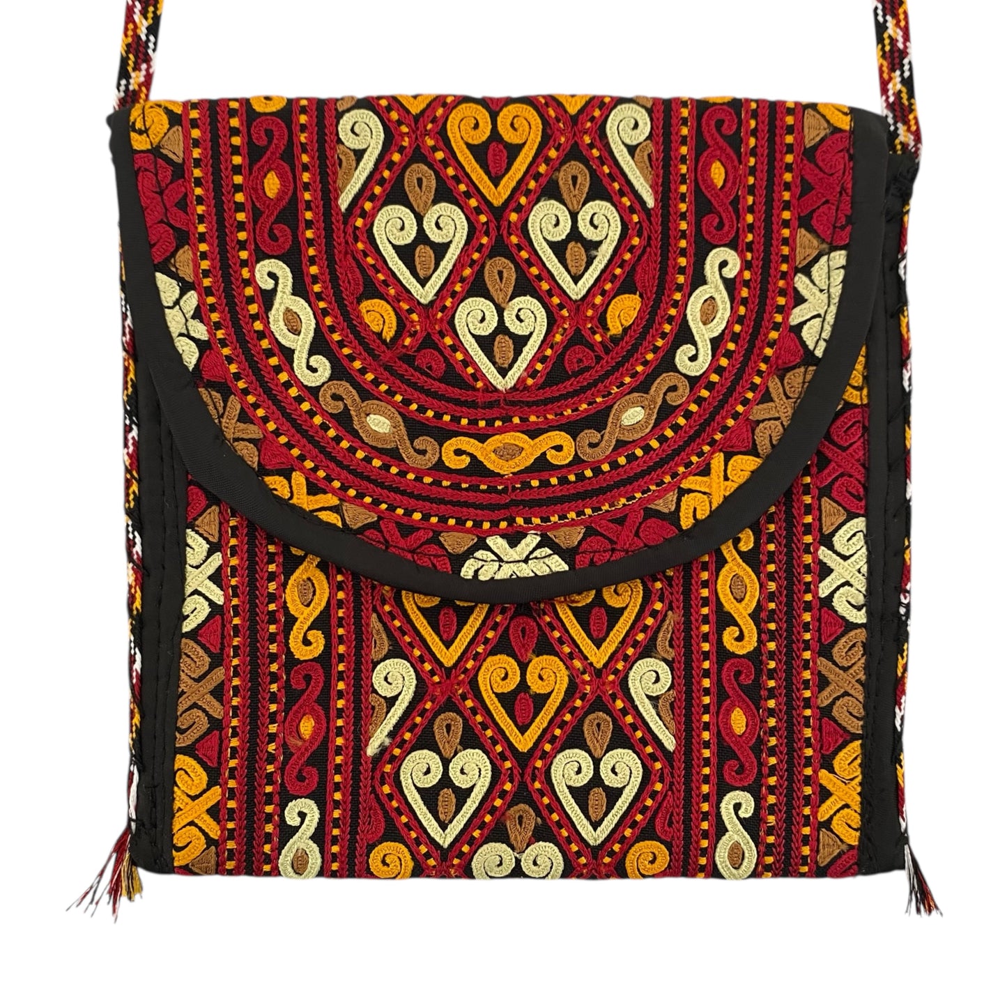 Amu Derya Embroidered Textile Bag Pouch Purse - Kilim Art Gallery