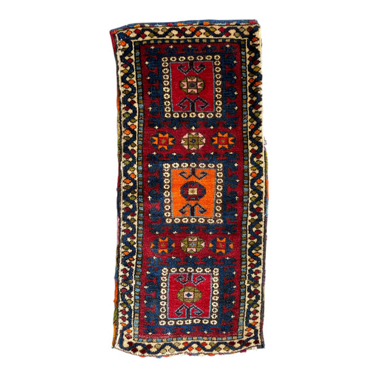 Anatolian YÖRÜK Nomadic Carpet YASTIK Rug - Kilim Art Gallery