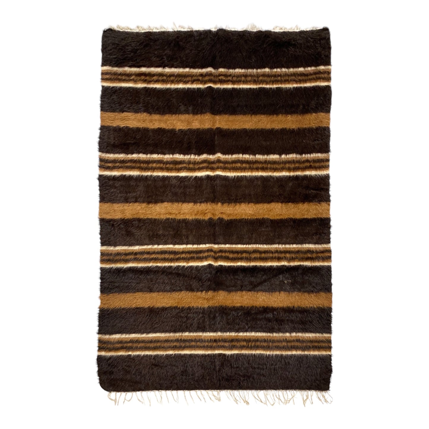 Angora Mohair Wool Siirt Blanket Kilim Rug - Kilim Art Gallery