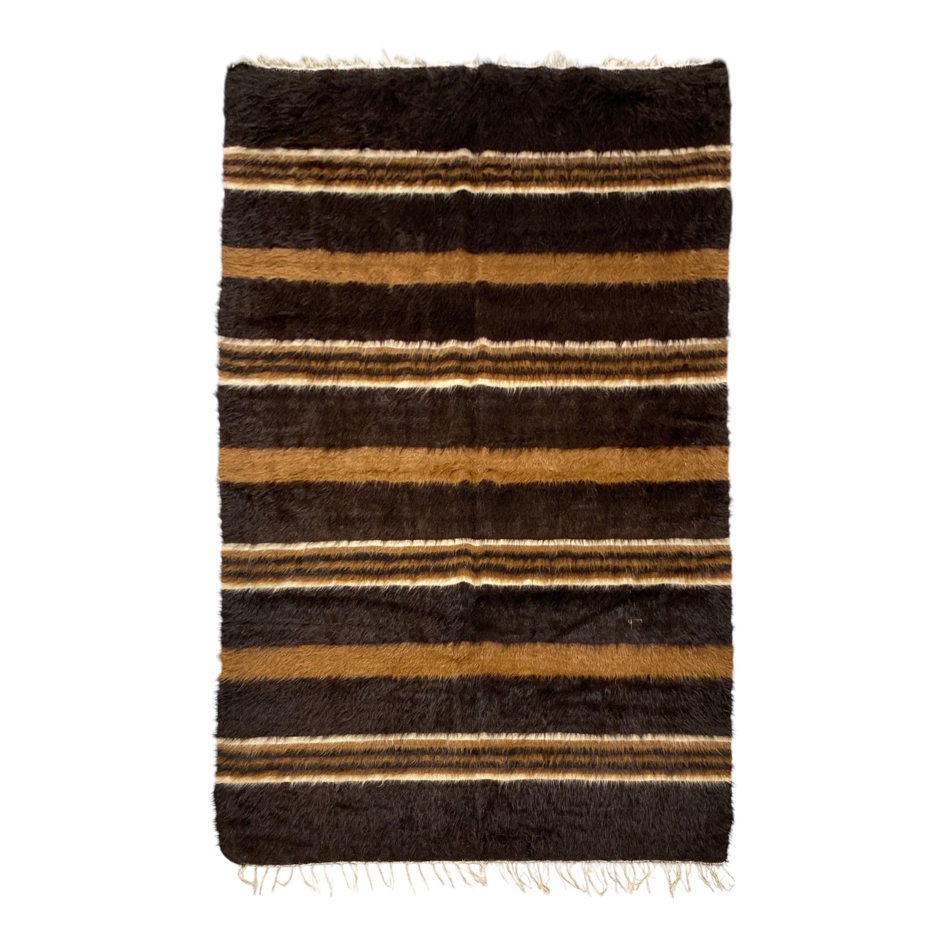 Angora Mohair Wool Siirt Blanket Kilim Rug - Kilim Art Gallery