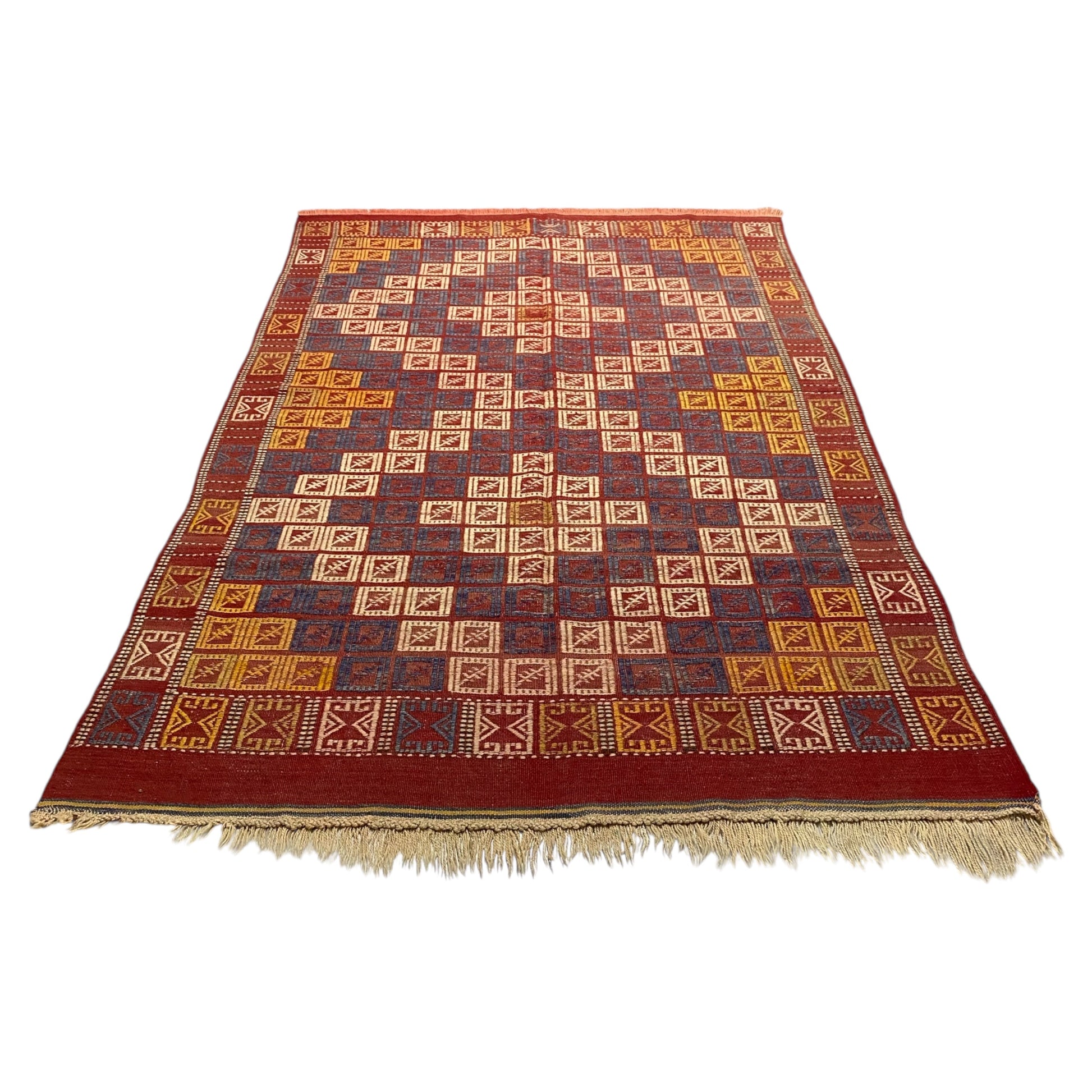 Antique Bergama Kilim Cicim Rug by Kilim Art Gallery - Kilim Art Gallery