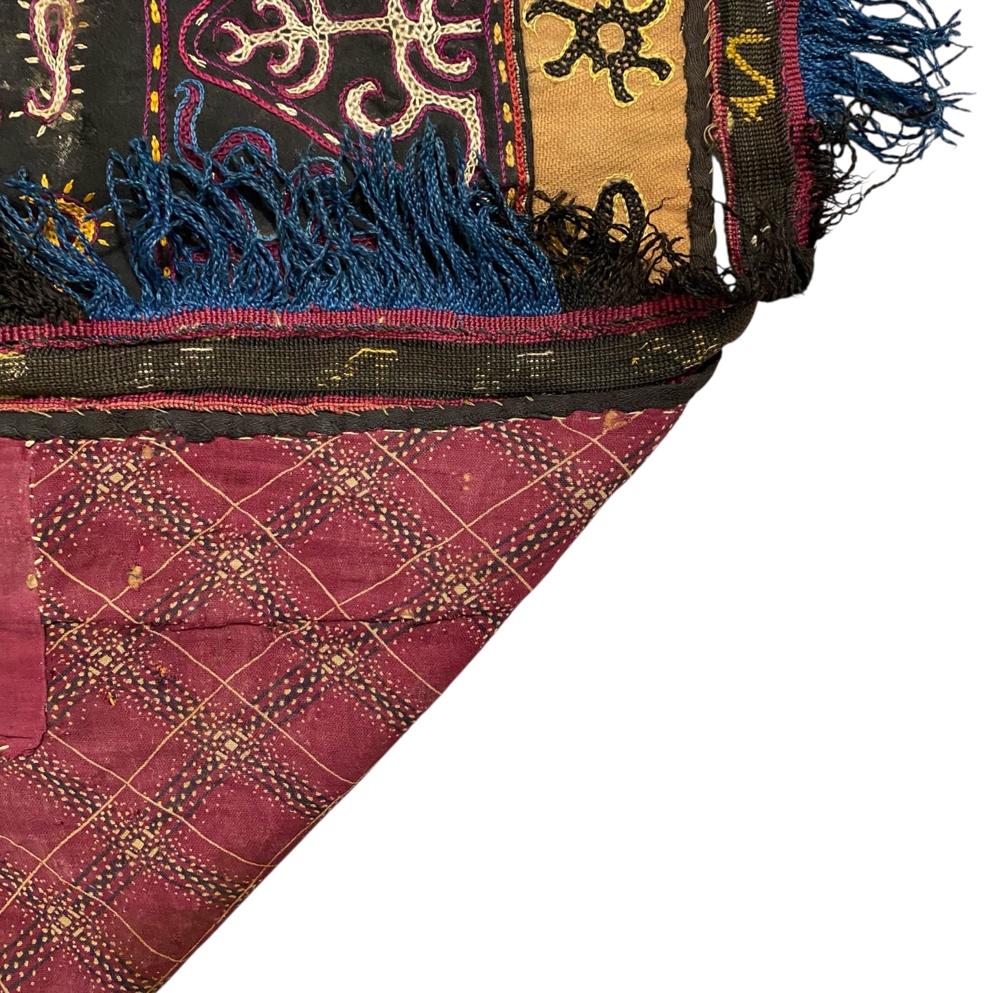 Antique Black Shakhrisabz Suzani Textile - Kilim Art Gallery