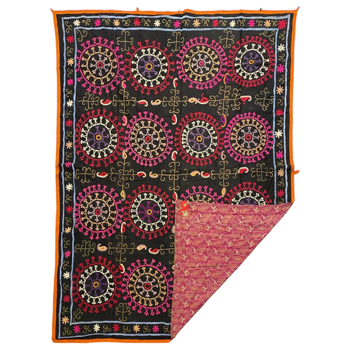 Antique Central Asian Suzani - Kilim Art Gallery