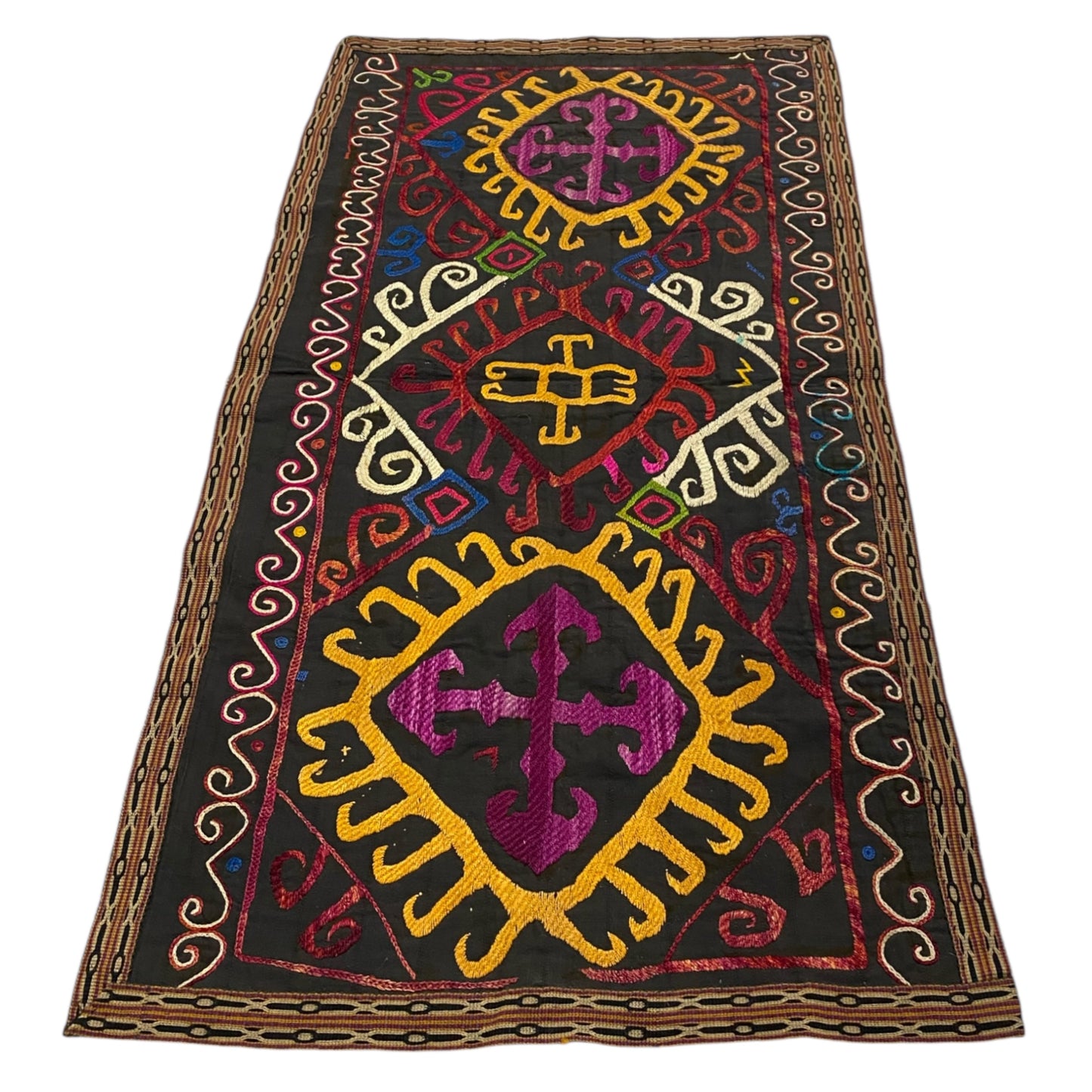 Antique Central Asian Suzani Textile - Kilim Art Gallery