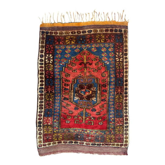 Antique Konya Karacadağ Rug - Kilim Art Gallery