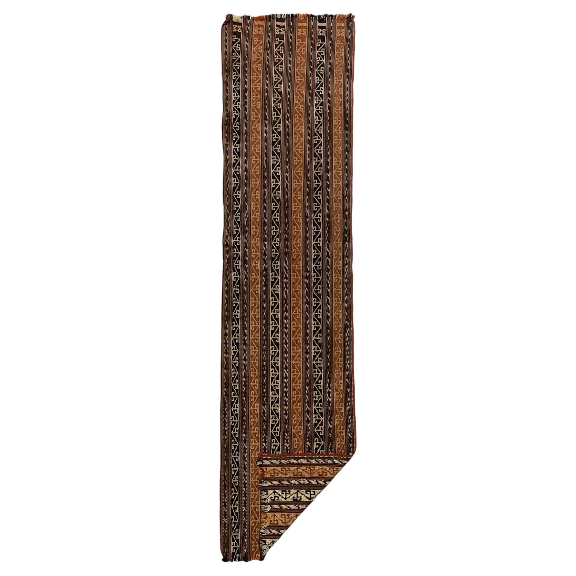 Antique Shahsavan Jijim Kilim Runner - Kilim Art Gallery