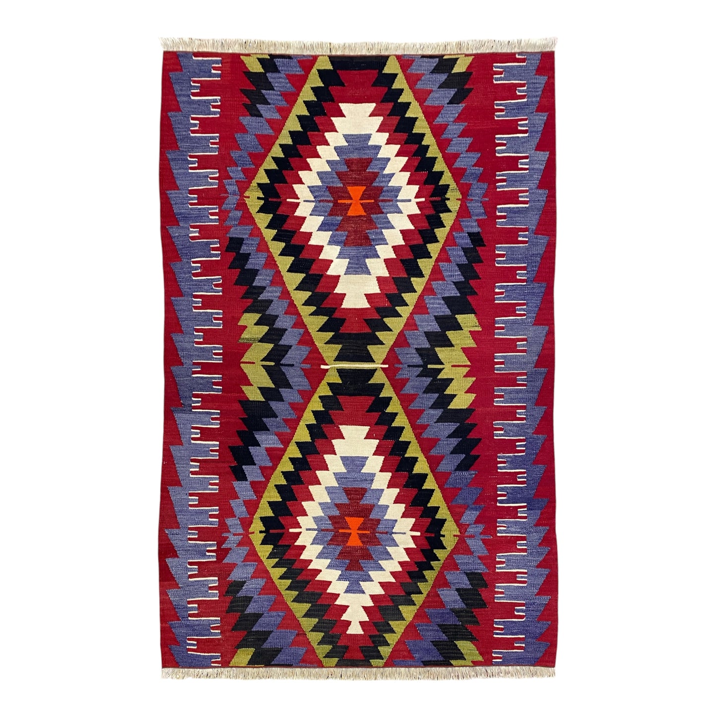 Aztec Design Eşme Kilim Rug