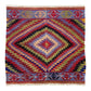 Aztec Design Square Sofra Kilim Rug - Kilim Art Gallery