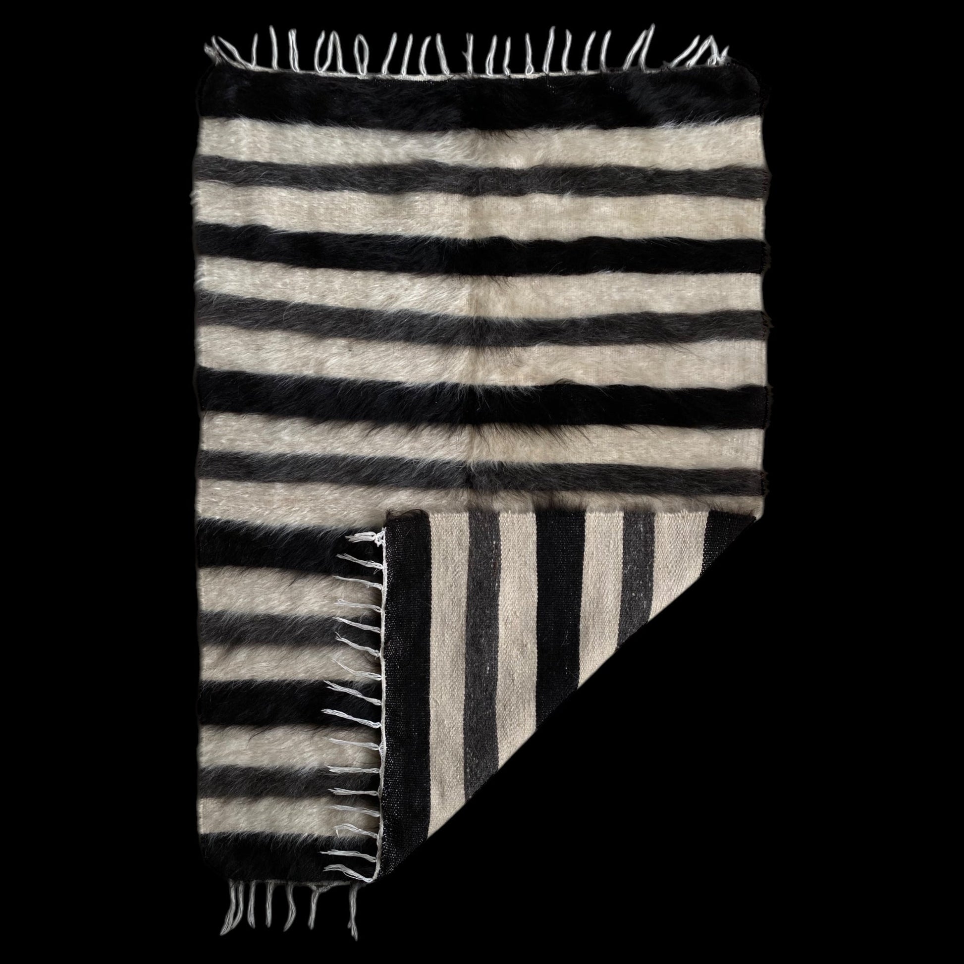 Best Quality Angora Mohair Turkish Siirt Blanket Kilim Rug - Kilim Art Gallery