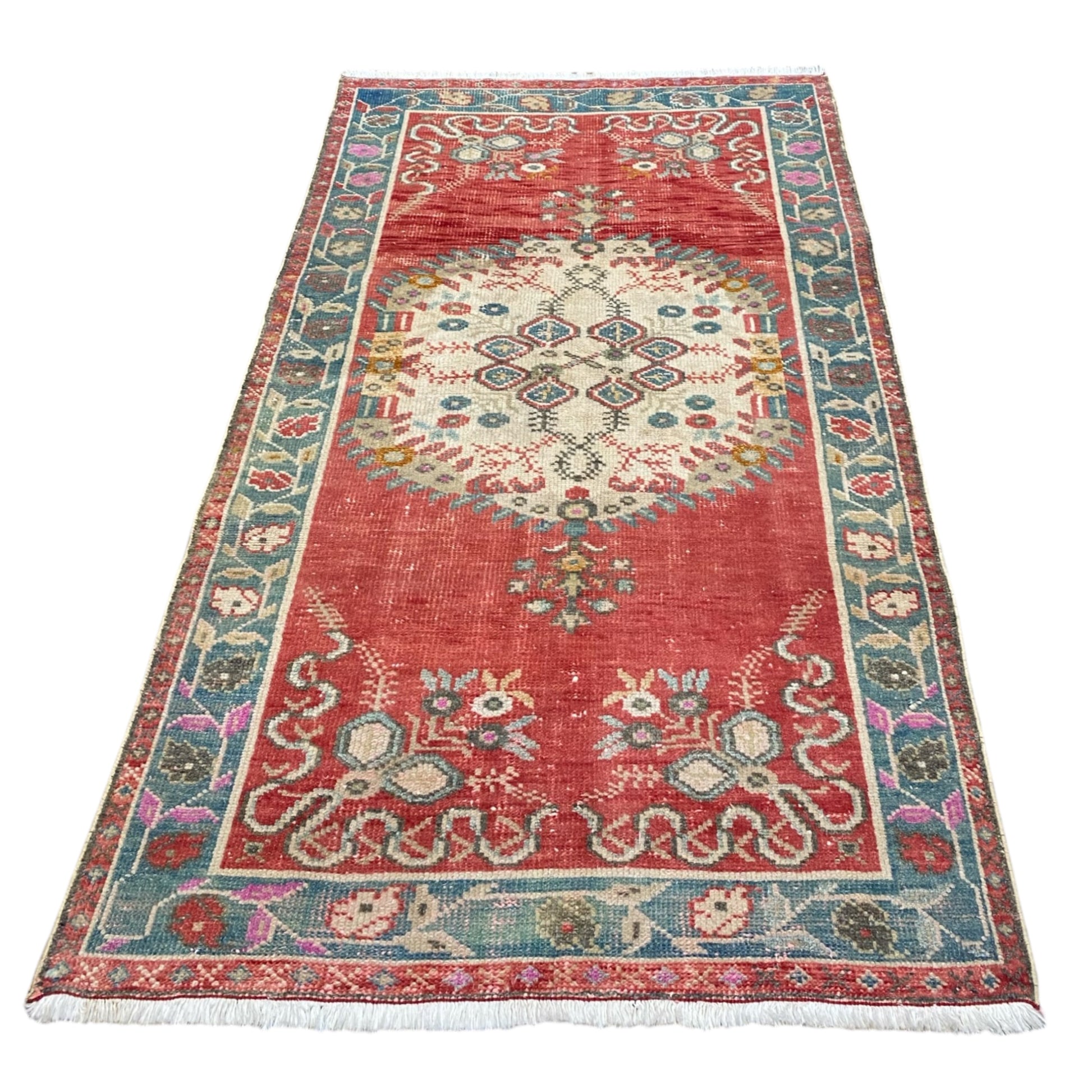 Best Vintage Turkish Güney Rug Carpet