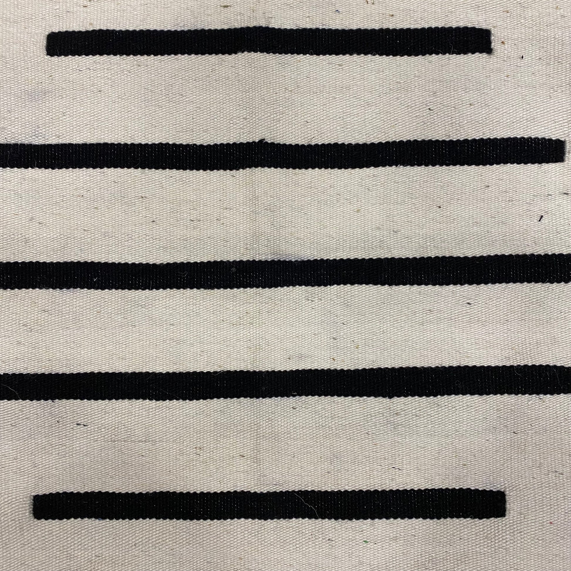 Black And White Angora Mohair Siirt Blanket - Kilim Art Gallery