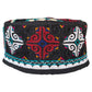 Black and White Tribal Hat - Kilim Art Gallery